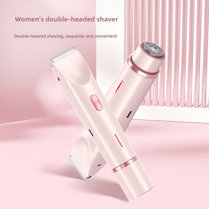 Double-Head USB Hair Removal Shaver