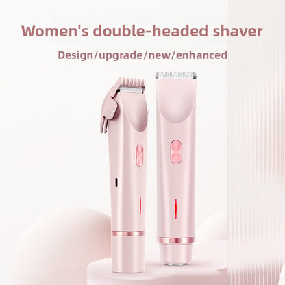 Double-Head USB Hair Removal Shaver