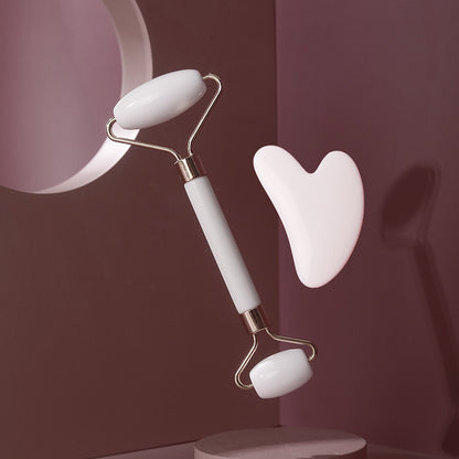 Crystal Face Roller & Gua Sha Set