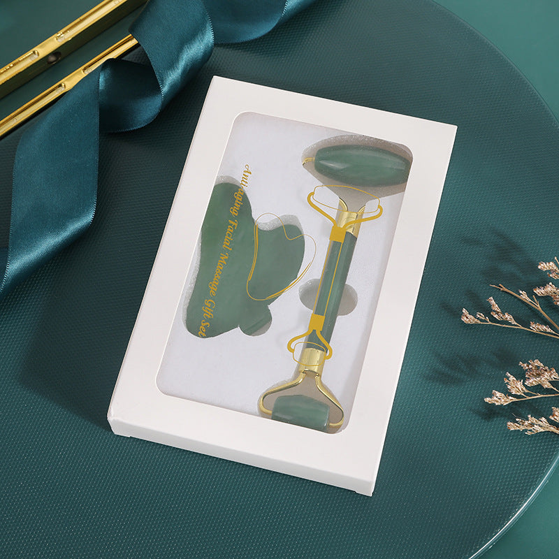 Crystal Face Roller & Gua Sha Set