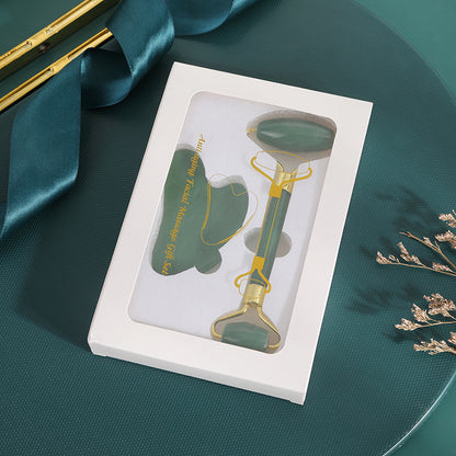 Crystal Face Roller & Gua Sha Set