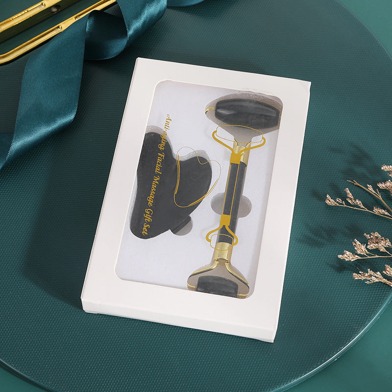 Crystal Face Roller & Gua Sha Set