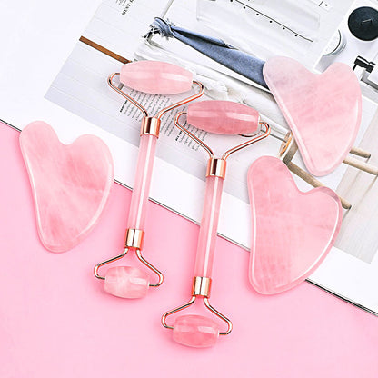 Crystal Face Roller & Gua Sha Set