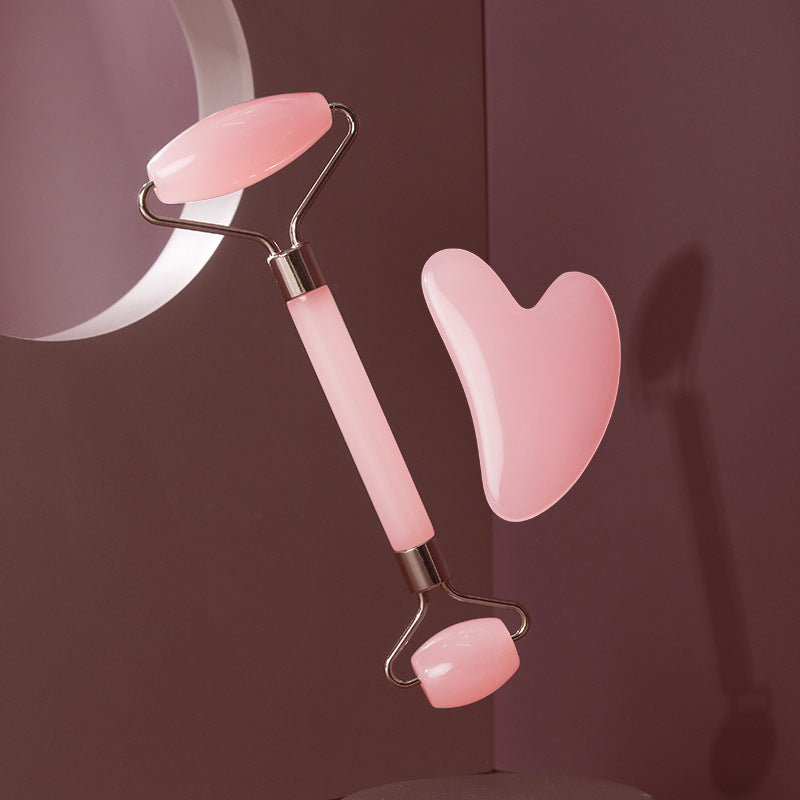 Crystal Face Roller & Gua Sha Set