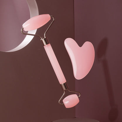 Crystal Face Roller & Gua Sha Set