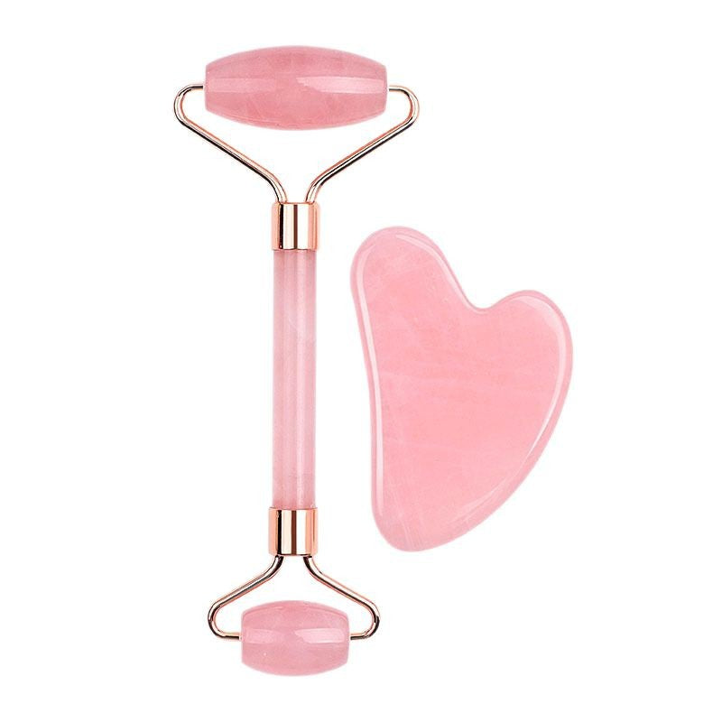Crystal Face Roller & Gua Sha Set